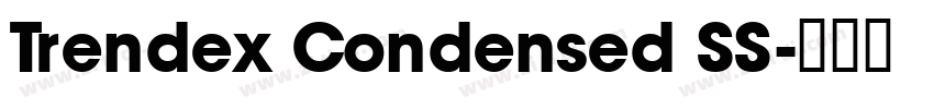 Trendex Condensed SS字体转换